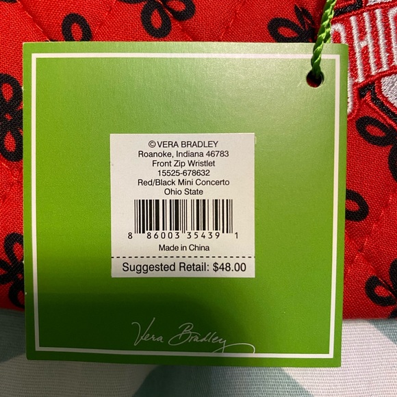 Vera Bradley OSU wristlet - Picture 3 of 3